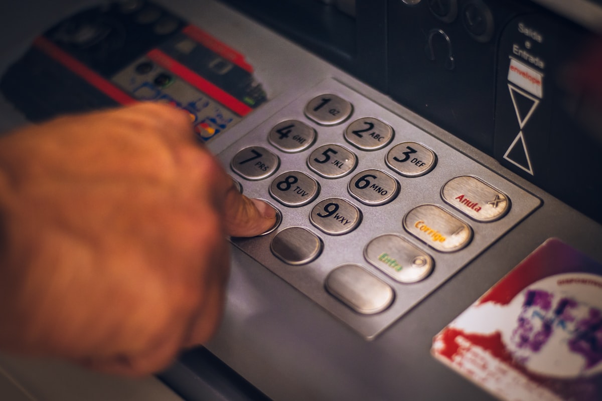 Funds being sent to a bank account